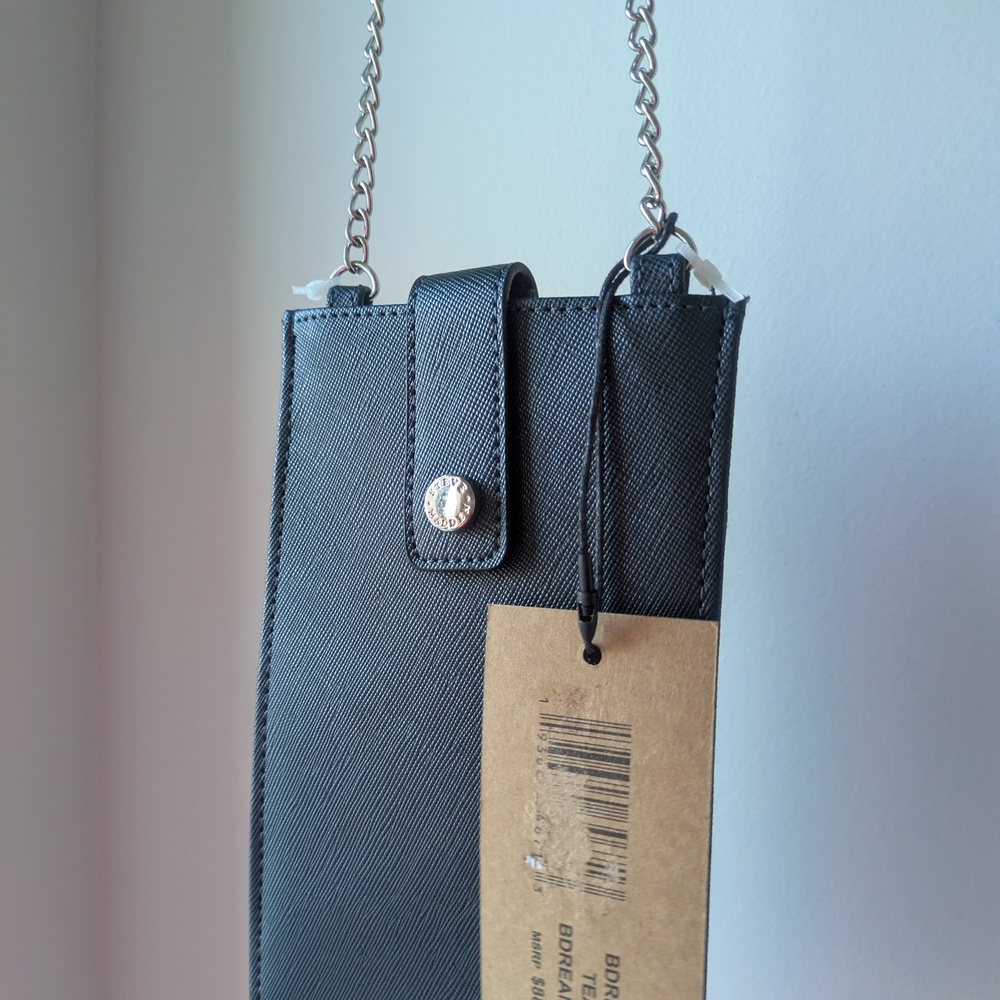Deep Teel Steve Madden Crossbody Bag with Chain Strap